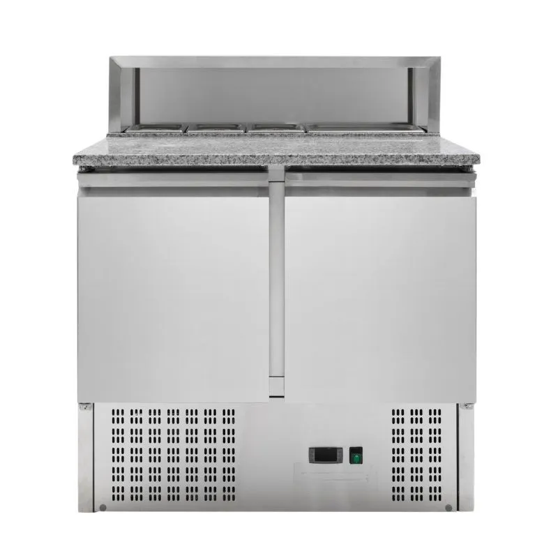 Móvel Refrigerado para Pizza - 2 Portas - 5 Cubas GN 1/6 - Recondicionado