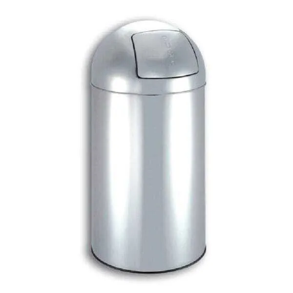 Lixeira Inox Push 18 L