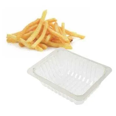 Barquetes de batata frita translúcidas - 100 cl - Lote de 150