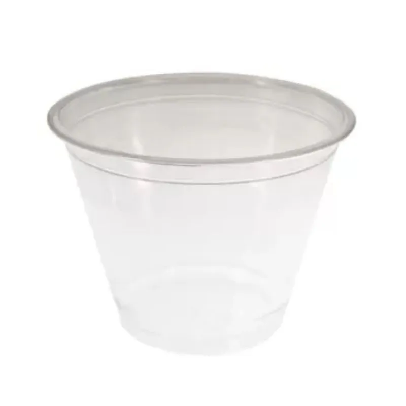 Pote Transparente de Plástico - 270 ml - Lote de 50