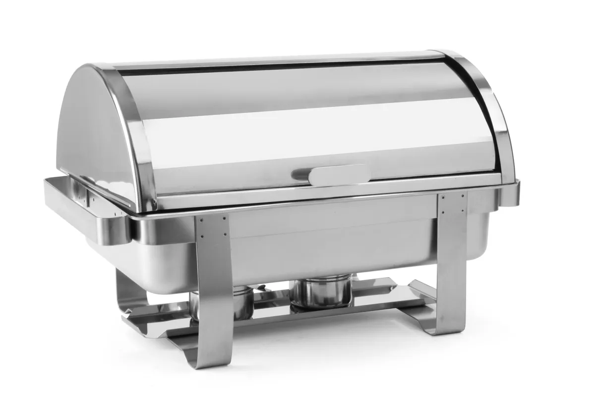 Rolltop-Chafing Dish Gastronorm 1/1 em Aço Inox 18/0