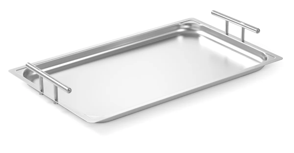 Bandeja de Serviço Retangular com Alças - GN 1/1