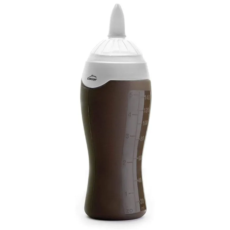 Biberão para decorar em silicone com 6 bicos - 140 ml