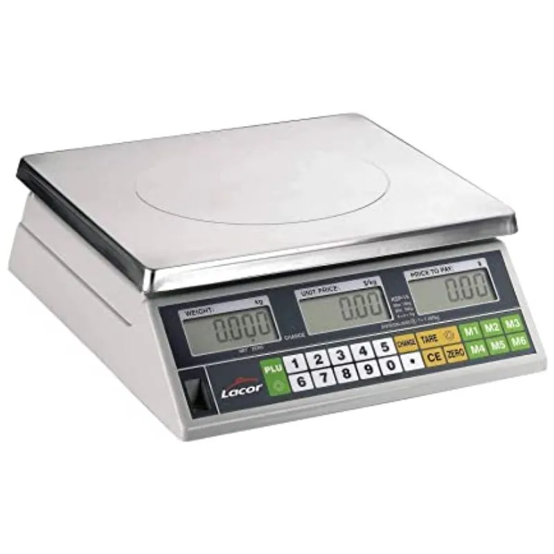Balança de cozinha eletrônica - Capacidade de 15 kg