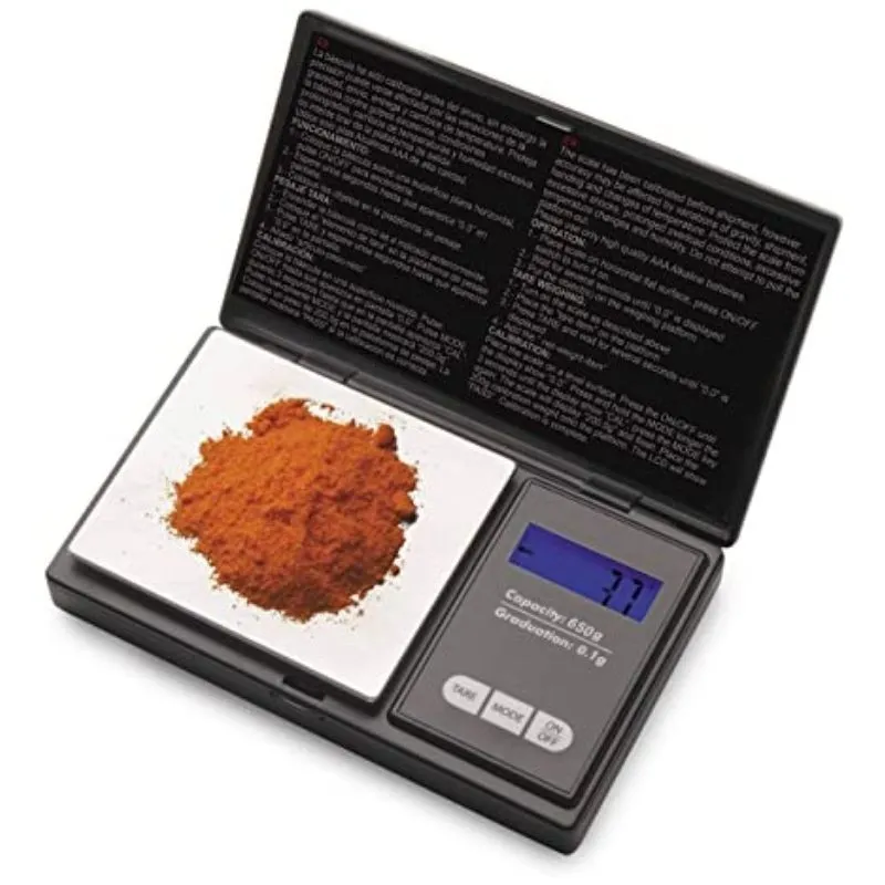 Balança de Precisão de Bolso - Capacidade 650 g