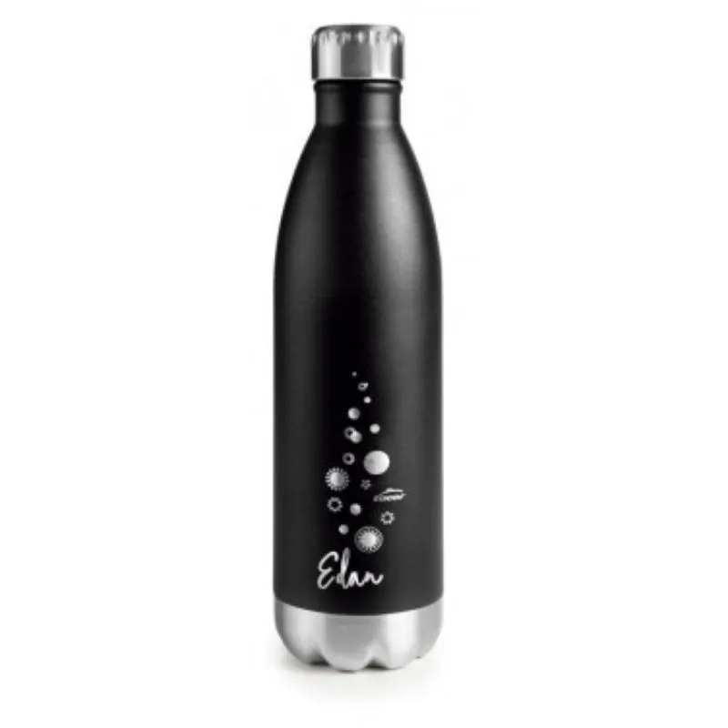 Garrafa de Aço Inoxidável Preta - 750 ml