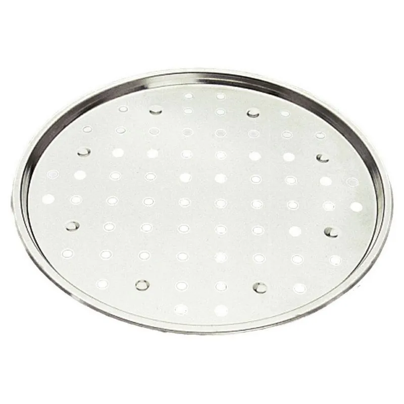 Chapa de Pizza Perfurada em Ferro Branco - Ø 340 mm