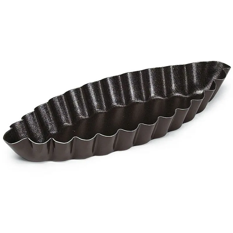 Forma para Barquete Canelada - 80 x 40 mm