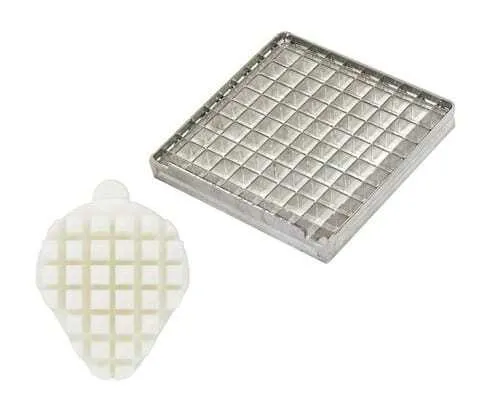Faca e empurrador para cortar batatas fritas - 13 x 13 mm