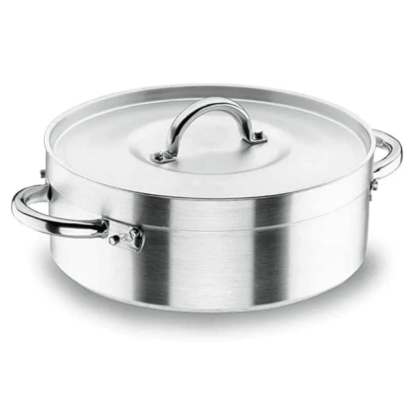 Braçadeira Profissional com Tampa - Chef-Alumínio - ø 32 cm - 9,6 L