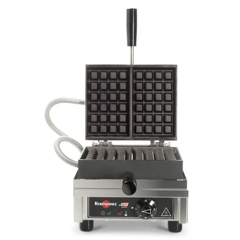 Máquina de Waffles Profissional com Abertura de 90° - 4 x 6 Bruxelas