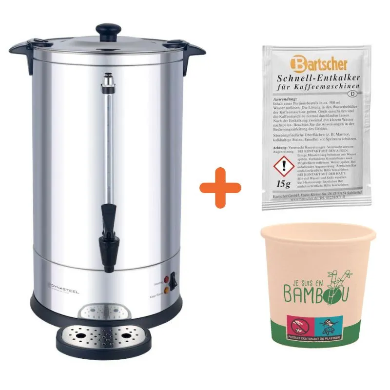Máquina de Café Profissional de 14 L com Filtro Permanente - 100 Xícaras