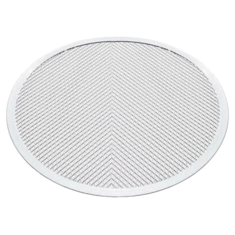Placa de Pizza Perfurada Ø 400 mm em Alumínio, Grelha de Cozimento para Forno, Massa Crocante