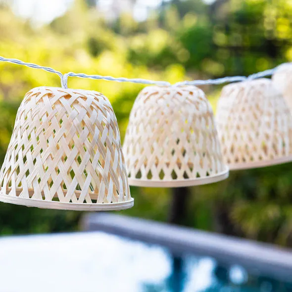 Guirlanda de Luz Solar e Tomada LED Bambu 3.8 m - Chill Hybrid