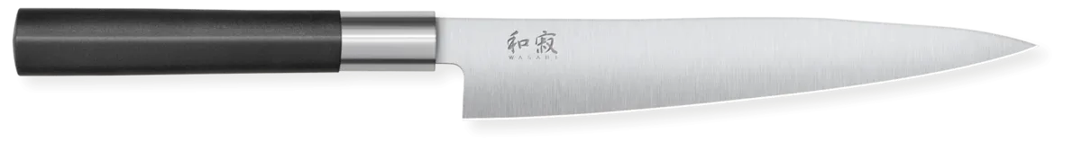 Faca de filetar de linguado flexível Wasabi Black 18 cm