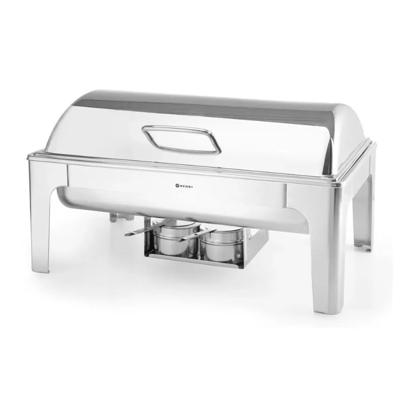 Chafing Dish GN 1/1 Acabamento Polido Espelho Profi Line