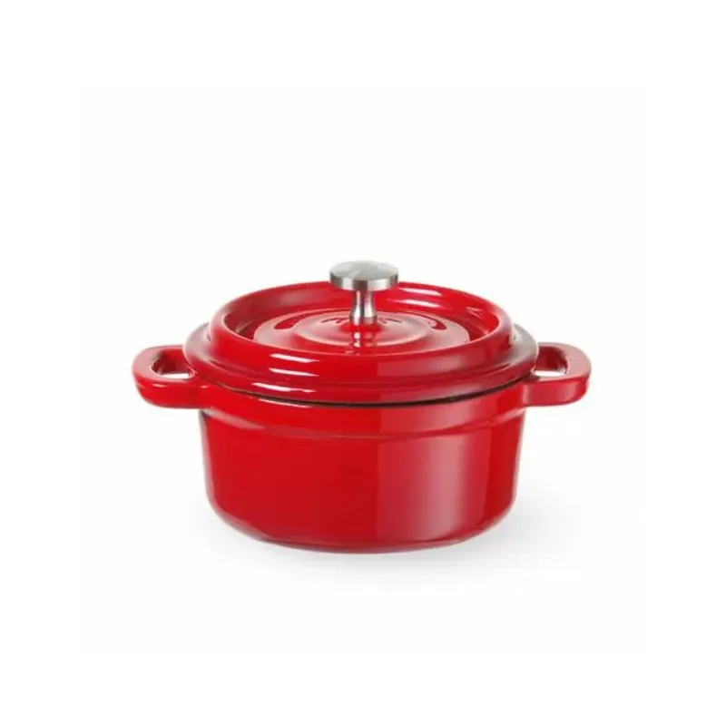 Cocotte em Ferro Fundido Esmaltado Vermelho - 0,27 L