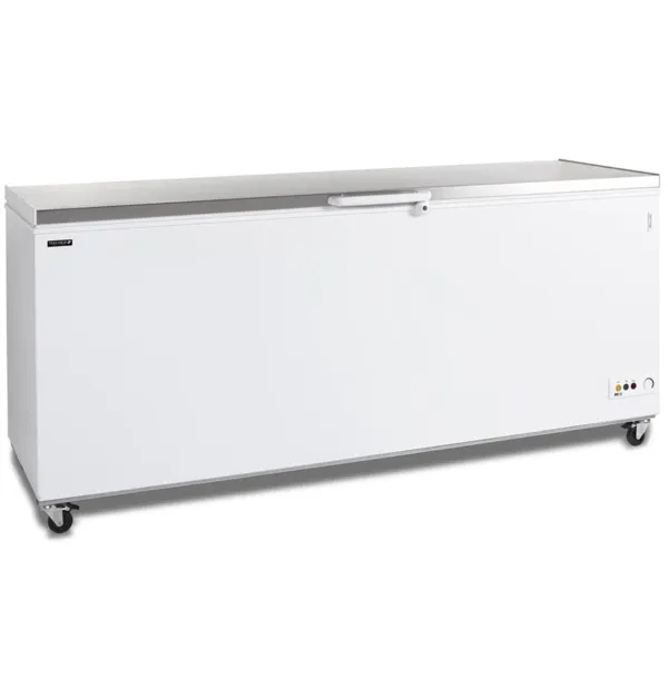 Congelador Baú para Gelo com Tampa de Inox - 600 L