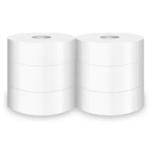 Papel Higiênico Maxi Jumbo 300 m - Pacote com 6
