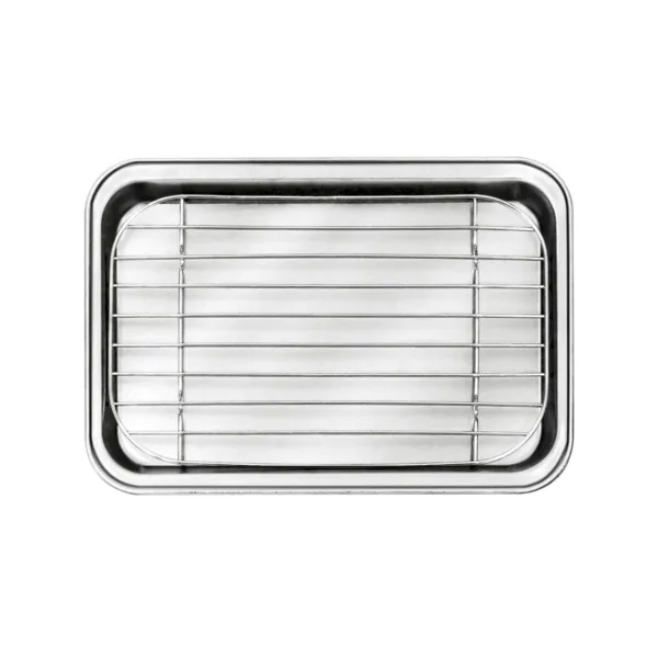 Bandeja para Servir com Grelha - 26 x 18,5 cm
