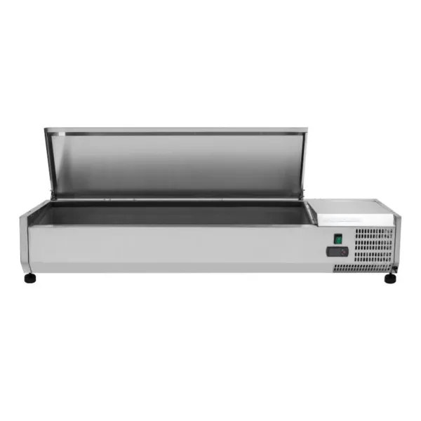 Saladette Refrigerada para Colocar Tampa Inox - 6 x GN 1/4