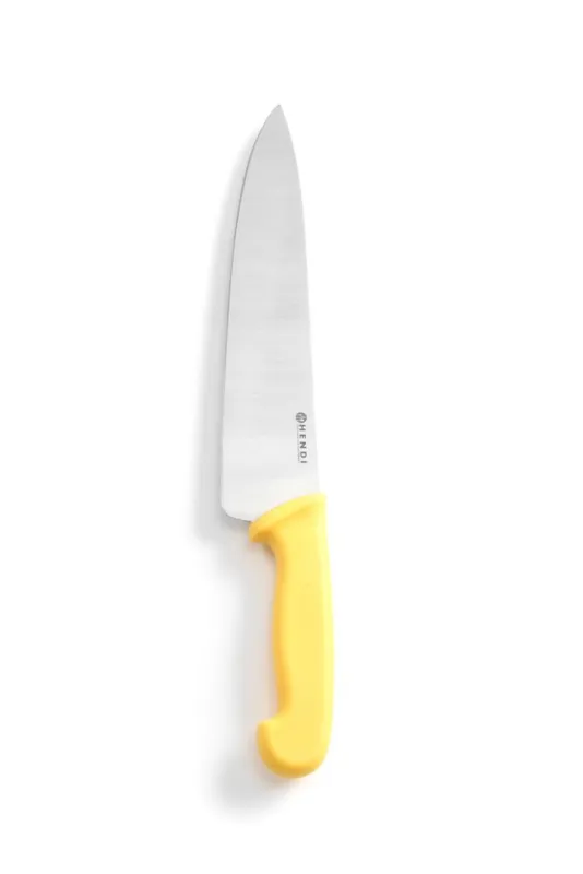 Faca de Chef Amarela para Aves - Lâmina 24 cm