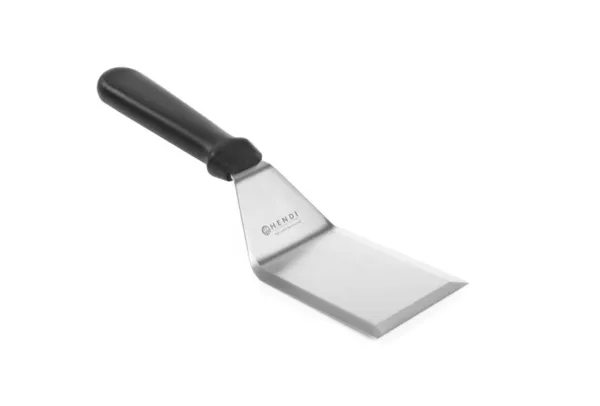Espátula para Hambúrguer Curvada em Aço Inoxidável com Cabo em PP - 14,3 cm