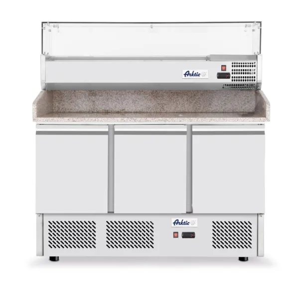 Balcão de Preparação Refrigerado para Pizzas ou Saladas - 380 L + 40 L