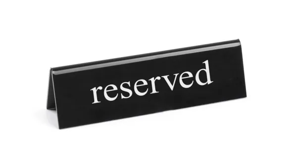 Cavalete de mesa "reservado"