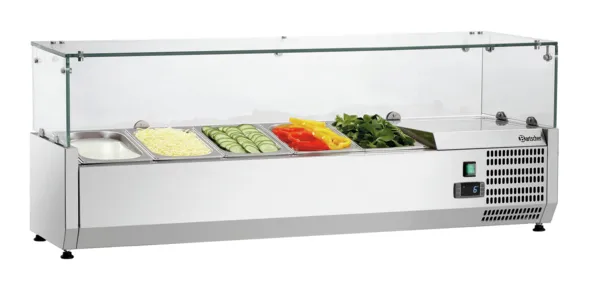 Saladette para Colocar - 5 Cubas GN 1/4