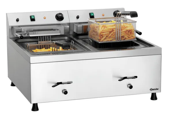 Fritadeira Elétrica Dupla - 2 x 12 L