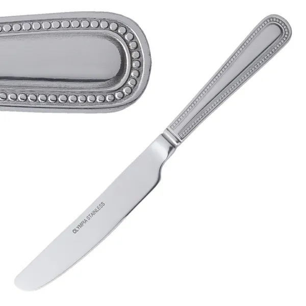 Faca de Sobremesa Bead com Cabo Sólido - Conjunto de 12