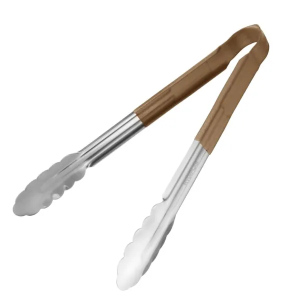Pinça de Serviço Marrom em Aço Inoxidável - 300 mm