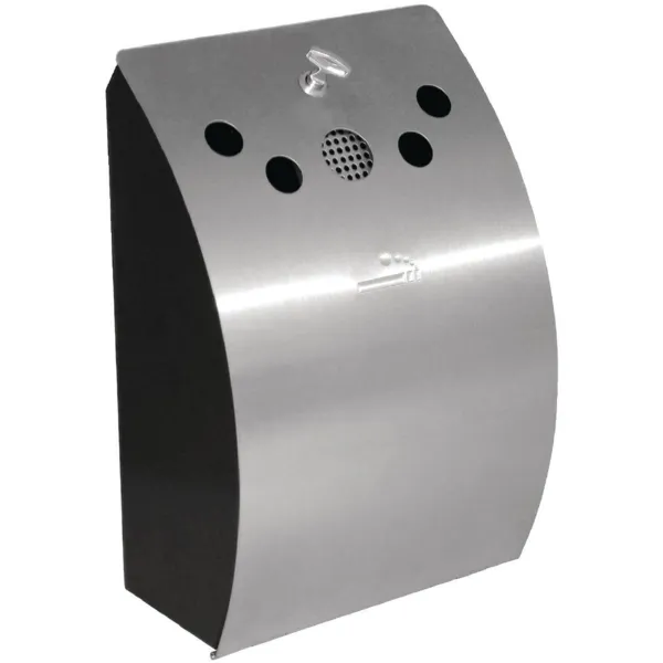 Cinzeiro de Parede em Aço Inoxidável - 245 x 142 mm
