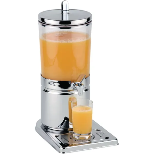 Distribuidor de Sumo de Fruta em Acrílico e Inox - 4 L