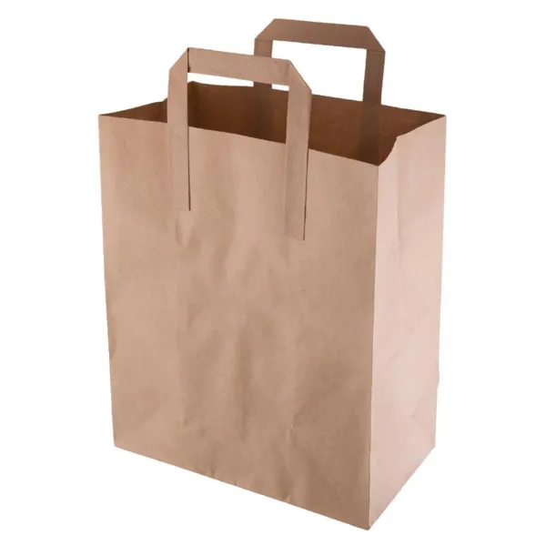 Saco de Papel Reciclável Marrom - 255 x 215 mm - Pacote com 250
