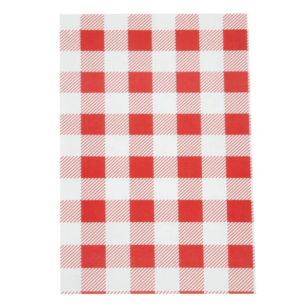 Papel Antiaderente Vichy Vermelho 190 x 310 mm - Pacote com 200
