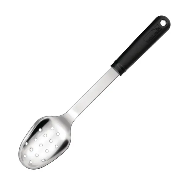 Colher Perfurada Antiderrapante em Aço Inoxidável