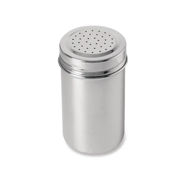 Polvilhador de grandes perfurações em aço inoxidável - 350 ml