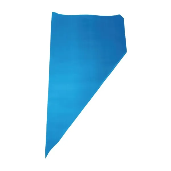 Saco de confeitar descartável antiderrapante azul - Pacote com 100