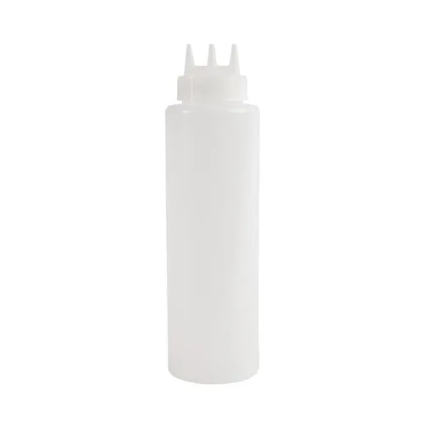 Garrafa Flexível Transparente 3 Bicos - 908 ml