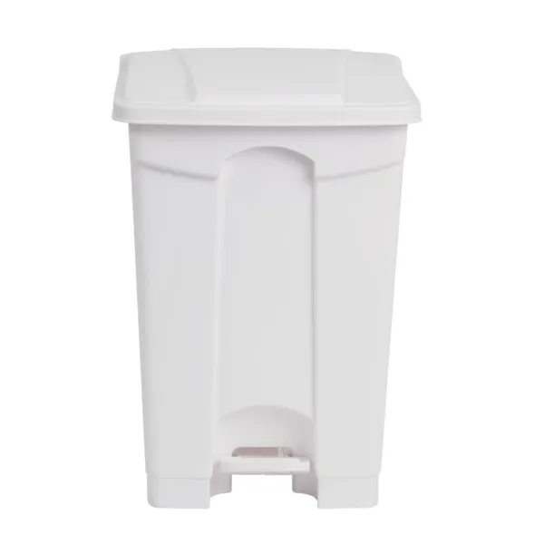 Caixote do lixo de cozinha com pedal branco - 45 L
