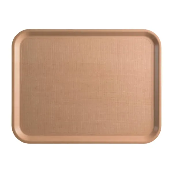 Tabuleiro de serviço retangular laminado Mykonos bétula 430mm