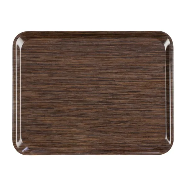 Tabuleiro de serviço em melamina Self 46X36cm Wengé