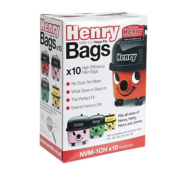 Sacos de aspirador Henry - Pacote de 10