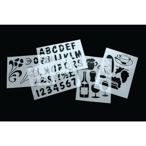 Conjunto de estênceis para ardósias - Pacote de 5