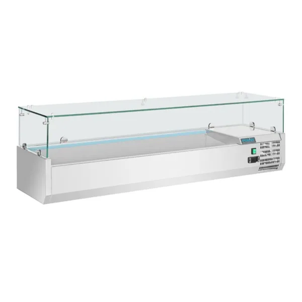 Vitrina refrigerada para ingredientes 5x GN 1/3 e 1x GN 1/2 Série G.