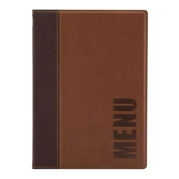 Menus de proteção contemporâneos A5 em marrom claro