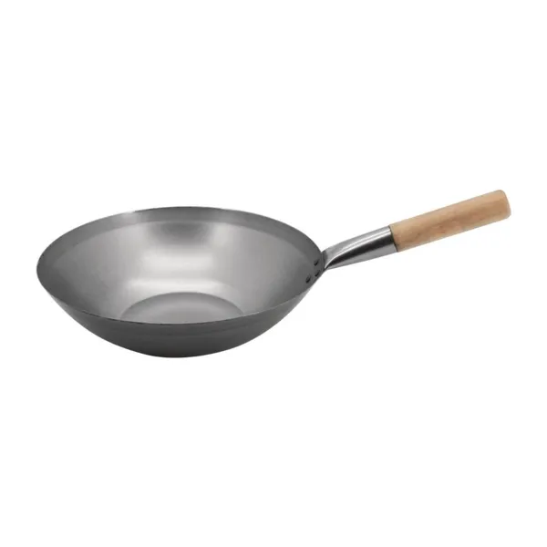 Wok em Aço Carbono - 33 cm