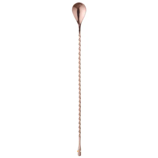 Colher de Cocktail Cobreado - L 385 mm